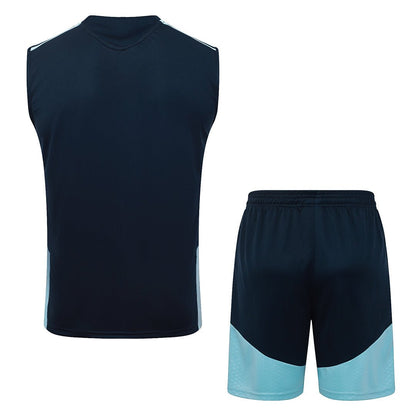 Argentinien Trainingsset 26/27 Tanktop und Shorts Marineblau