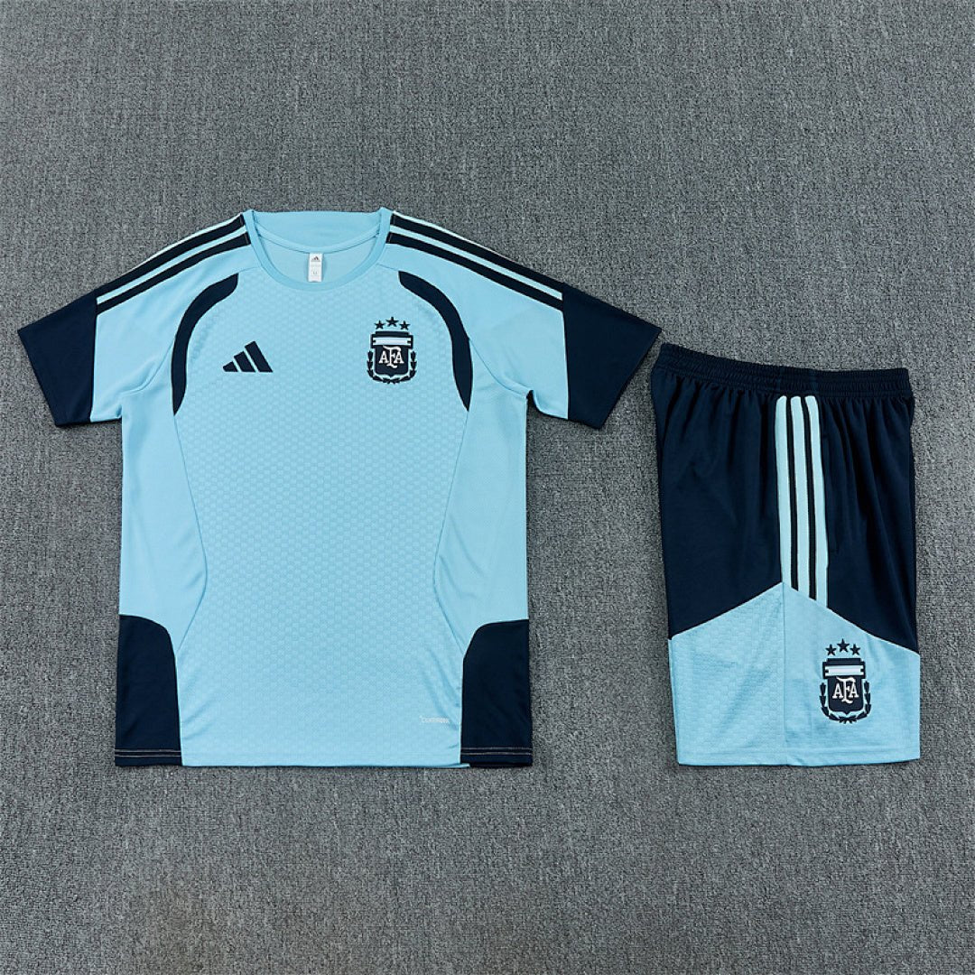 Argentinien Trainingsset 26/27 Trikot und Shorts Blau