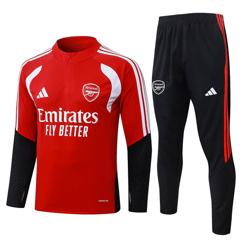 Arsenal Trainingsanzug 26/27 Jacke Rot & Hose Schwarz