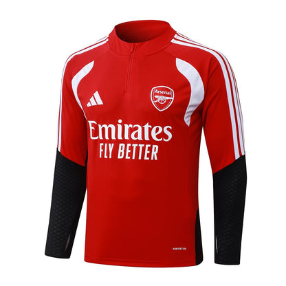 Arsenal Trainingsanzug 26/27 Jacke Rot & Hose Schwarz