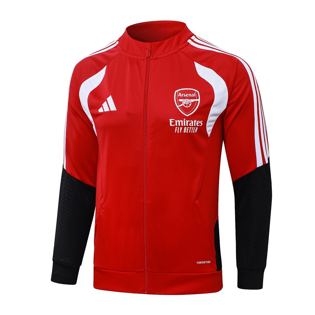 Arsenal Trainingsanzug 26/27 Jacke Rot und Hose Schwarz