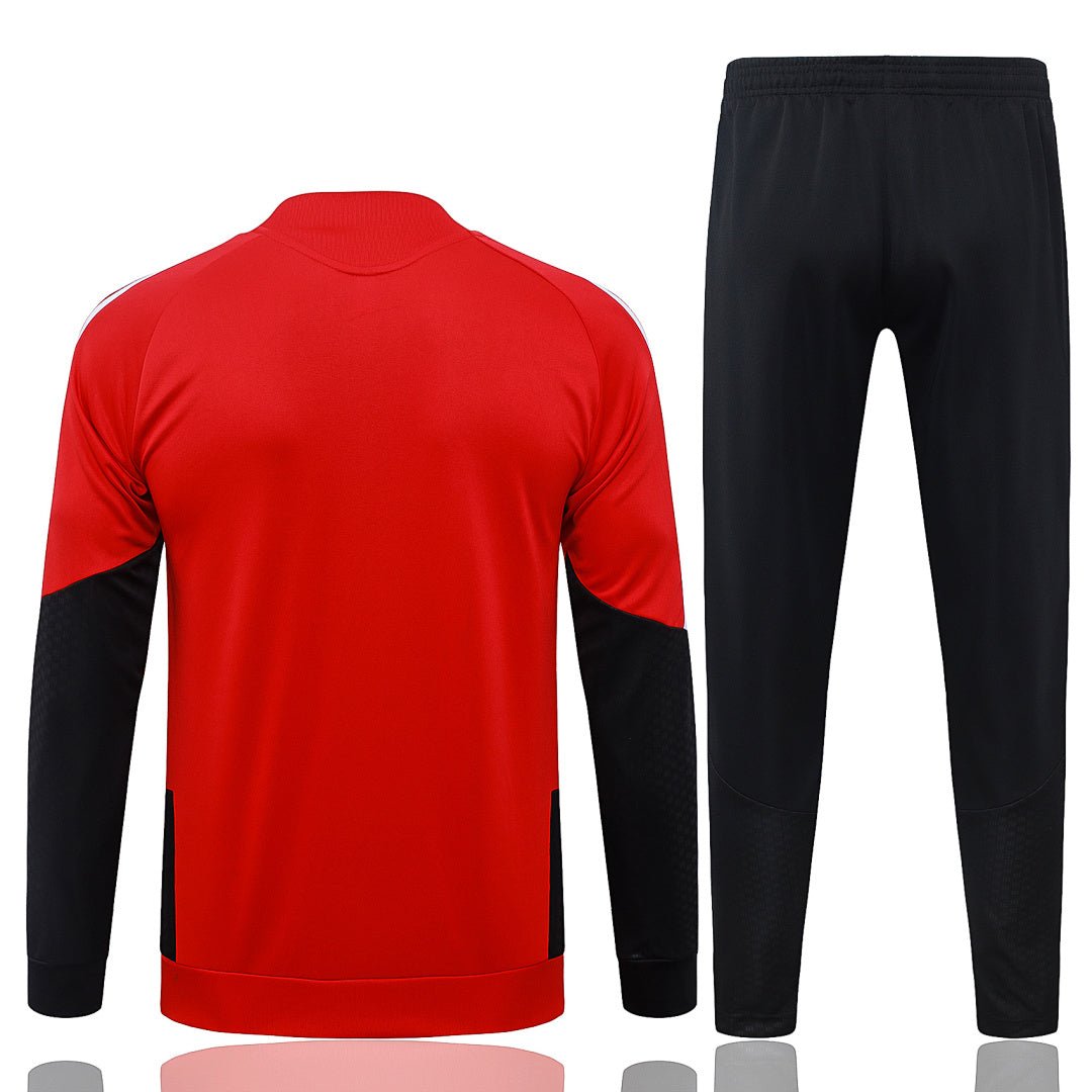 Arsenal Trainingsanzug 26/27 Jacke Rot und Hose Schwarz