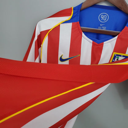 Atlético de Madrid Heimtrikot 2004/05 Herren Fan-Version (Retro)