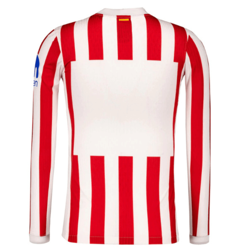 Atlético Madrid Langarm Heimtrikot 25/26 Herren Fan-Version