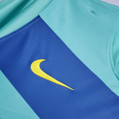 Barcelona Auswärtstrikot 10/11 Herren Fan-Version Blau (Retro)