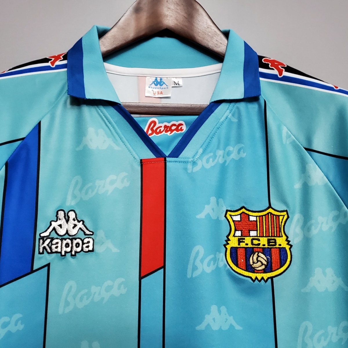 Barcelona Auswärtstrikot 96/97 Herren Fan-Version Blau (Retro)