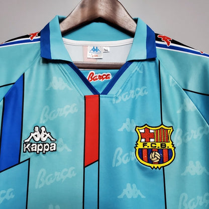 Barcelona Auswärtstrikot 96/97 Herren Fan-Version Blau (Retro)
