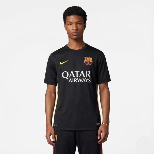 Barcelona Drittetrikot 13/14 Herren Fan-Version Schwarz (Retro)