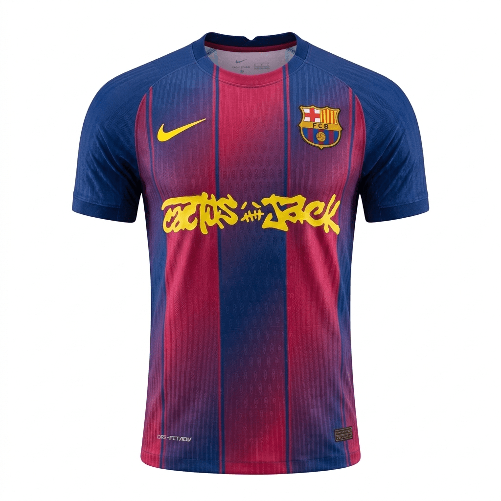 Barcelona Heimtrikot Travis Scott 25/26 Herren Spieler-Version
