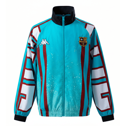 Barcelona Jacke Retro Herren Blau