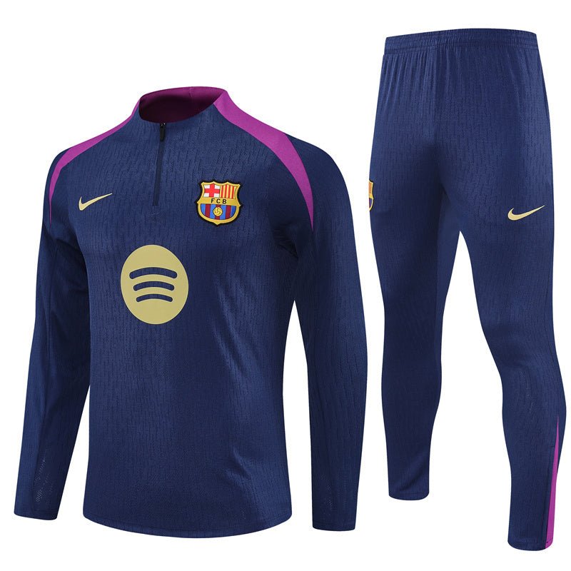 Barcelona Trainingsanzug 25/26 Herren Jacke und Hose Dunkelblau