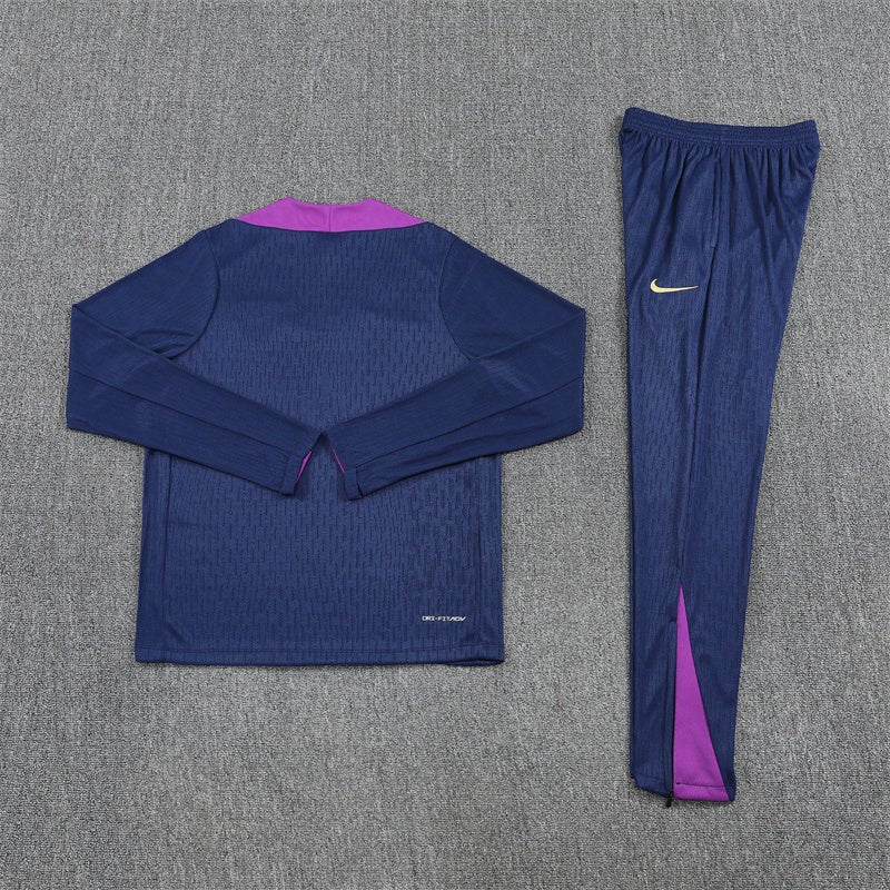 Barcelona Trainingsanzug 25/26 Herren Jacke und Hose Dunkelblau