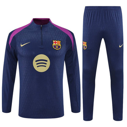 Barcelona Trainingsanzug 25/26 Herren Jacke und Hose Dunkelblau