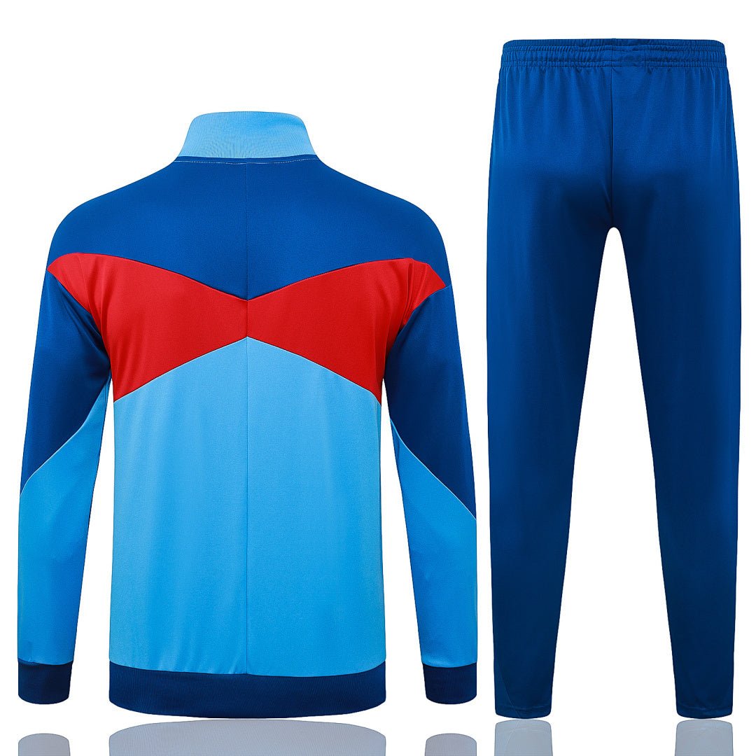 Barcelona Trainingsanzug 2025/26 Jacke und Hose Herren Blau