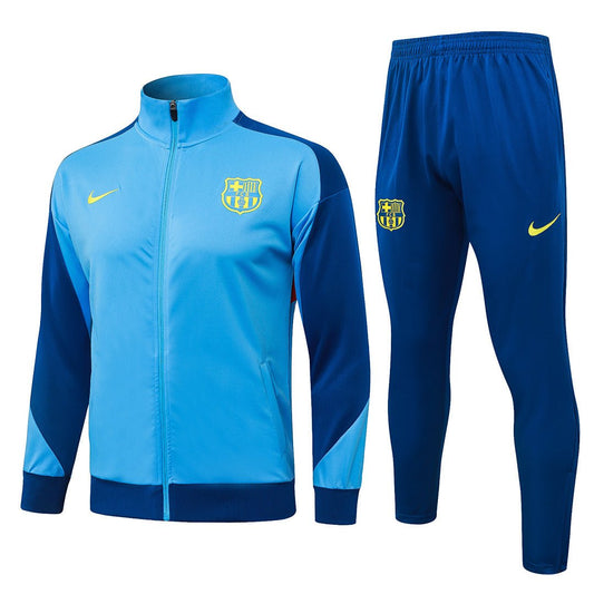 Barcelona Trainingsanzug 2025/26 Jacke und Hose Herren Blau