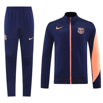 Barcelona Trainingsanzug Jacke und Hose 25/26 Dunkelblau