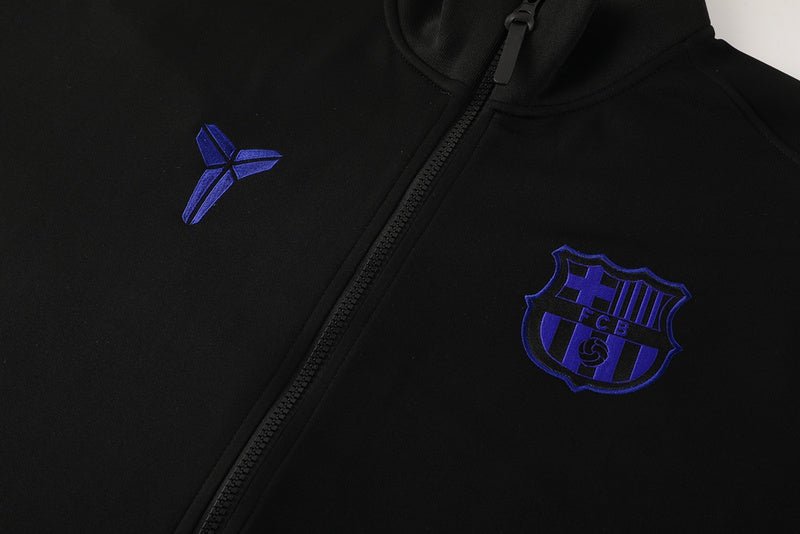 Barcelona Trainingsanzug Jacke und Hose 25/26 Herren Schwarz