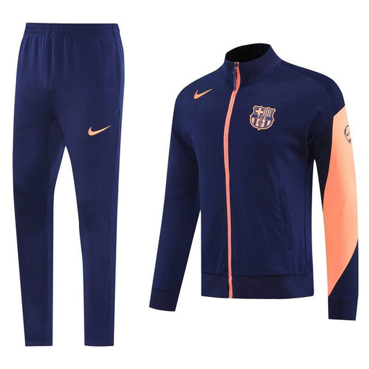 Barcelona Trainingsanzug Jacke und Hose 25/26 Dunkelblau