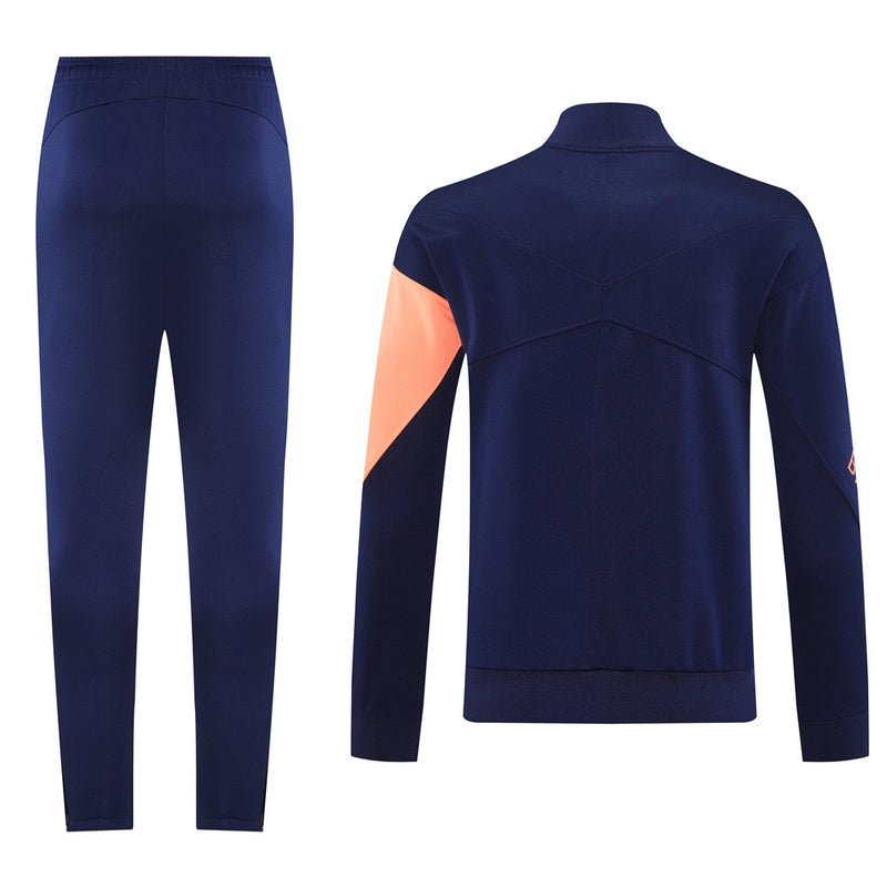 Barcelona Trainingsanzug Jacke und Hose 25/26 Dunkelblau