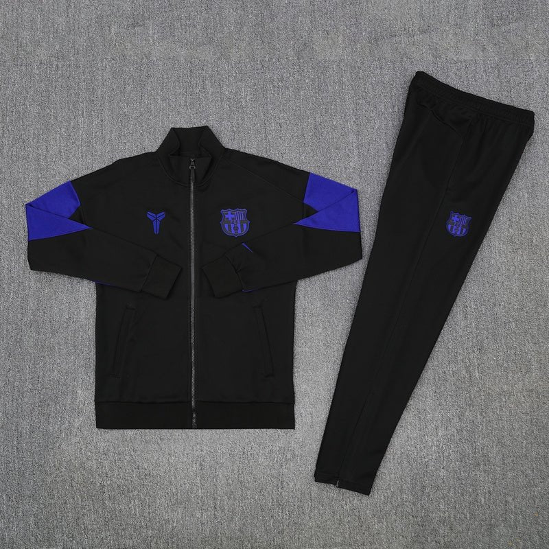 Barcelona Trainingsanzug Jacke und Hose 25/26 Herren Schwarz