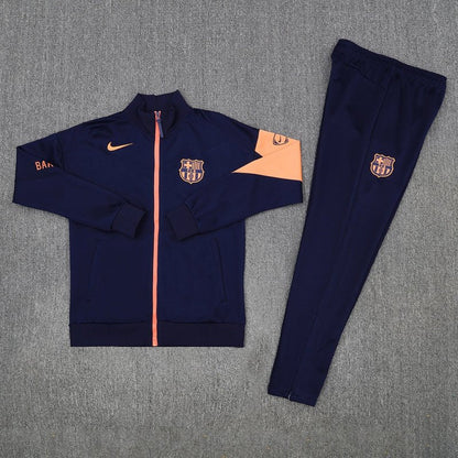 Barcelona Trainingsanzug Jacke und Hose 25/26 Dunkelblau