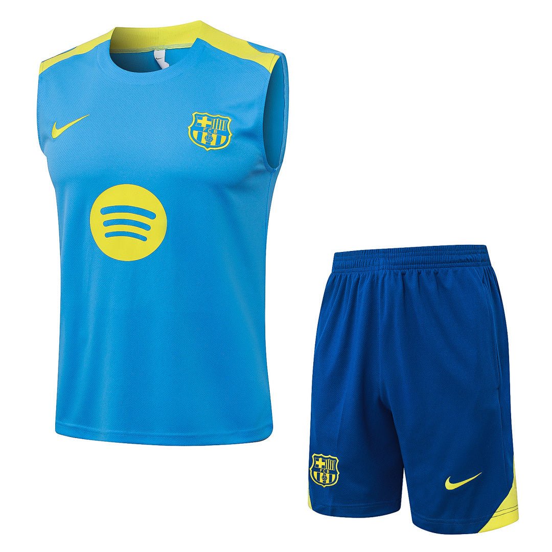 Barcelona Trainingsset 25/26 Tanktop und Shorts