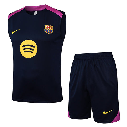 Barcelona Trainingsset 25/26 Tanktop und Shorts