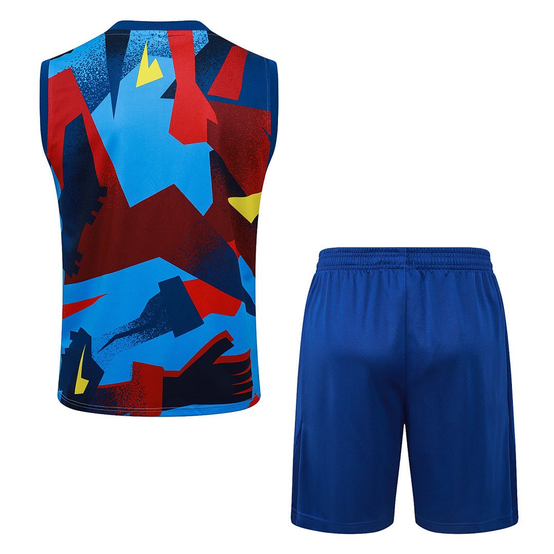 Barcelona Trainingsset 25/26 Tanktop und Shorts