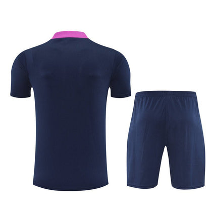 Barcelona Trainingsset 25/26 Trikot und Shorts Marineblau