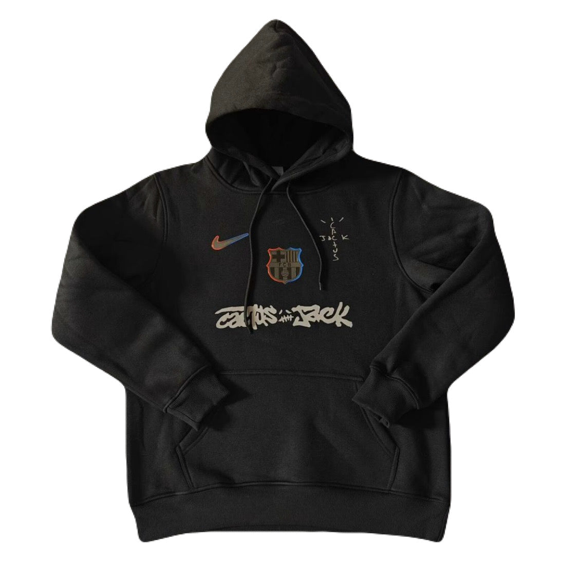 FC Barcelona Travis Scott Hoodie Herren Schwarz