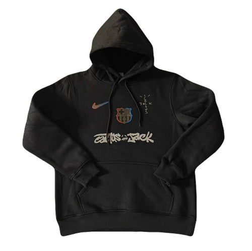 FC Barcelona Travis Scott Hoodie Herren Schwarz