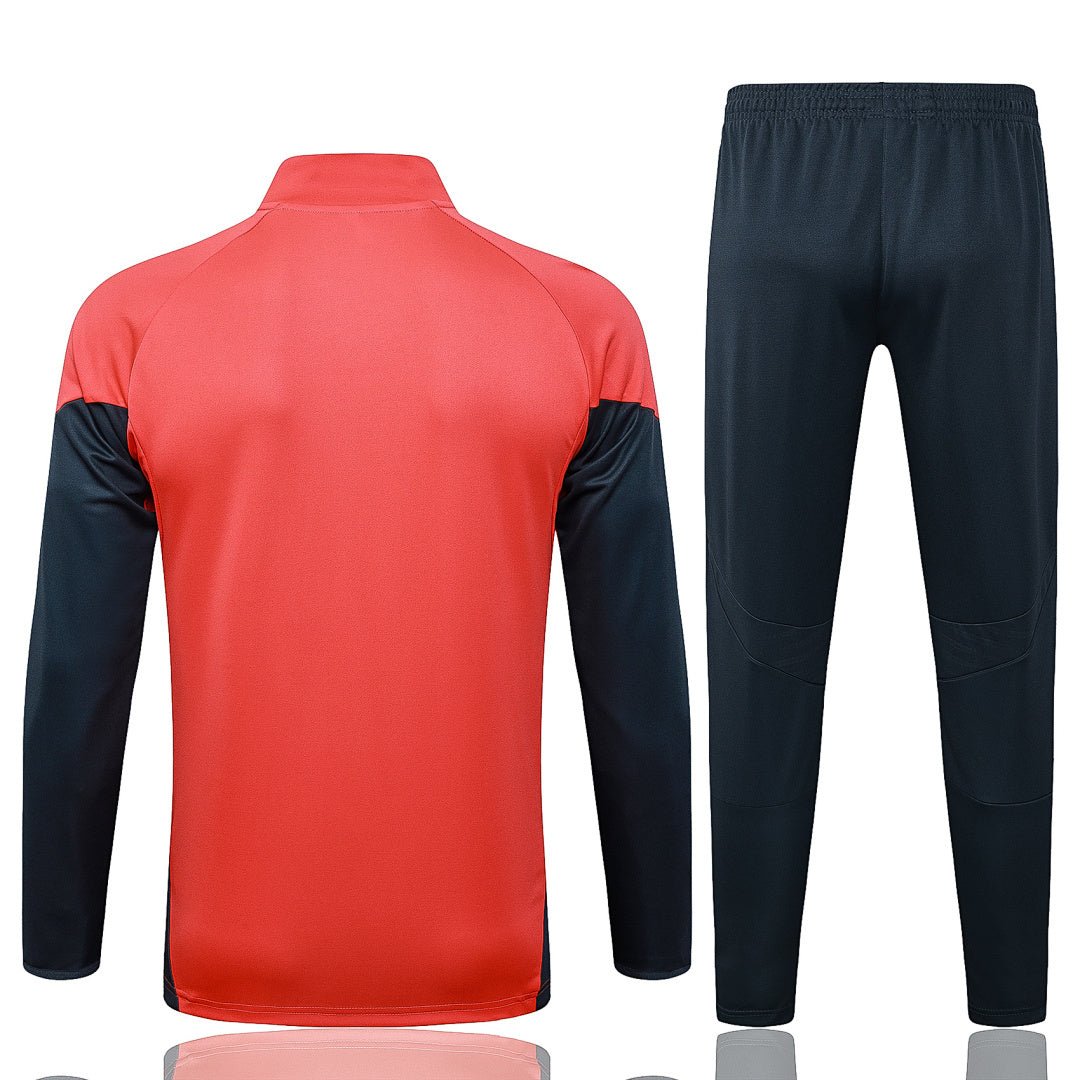 Bayern München Trainingsanzug 25/26 Herren – Jacke Orange und Hose Dunkelgrau FC Bayern