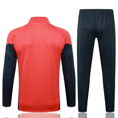 Bayern München Trainingsanzug 25/26 Herren – Jacke Orange und Hose Dunkelgrau FC Bayern