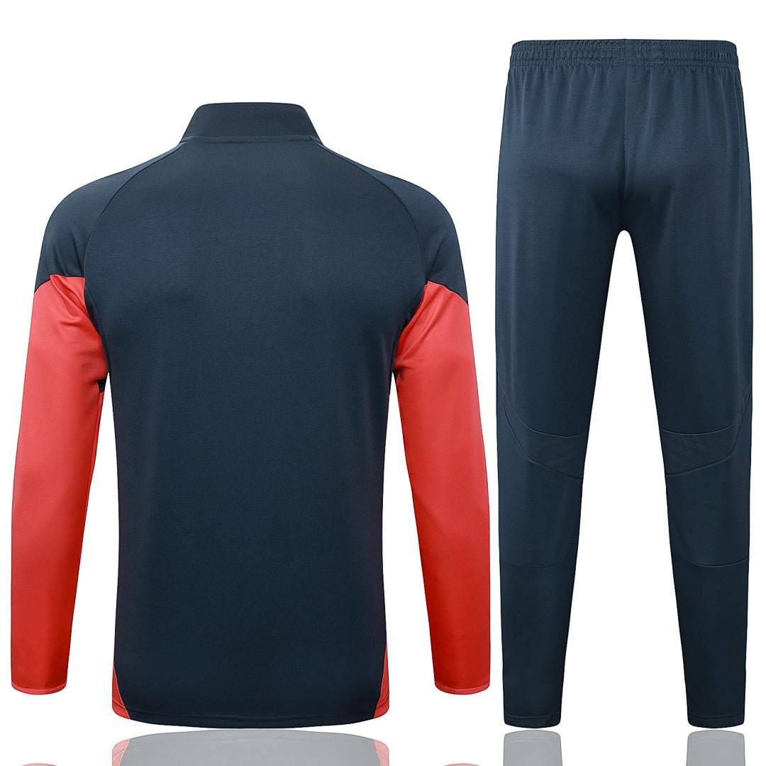 Bayern München Trainingsanzug 25/26 Jacke und Hose Dunkelgrau