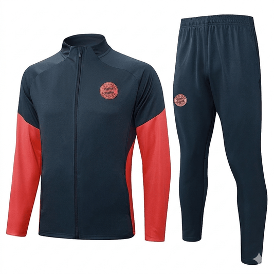Bayern München Trainingsanzug 25/26 Jacke und Hose Dunkelgrau