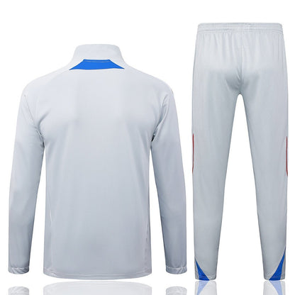 Bayern München Trainingsanzug 25/26 Jacke und Hose Grau