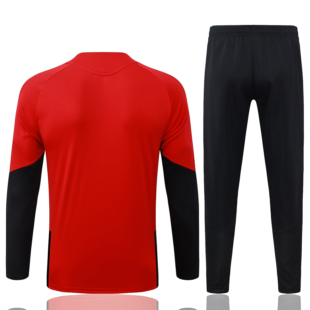 Arsenal Trainingsanzug 26/27 Jacke Rot & Hose Schwarz
