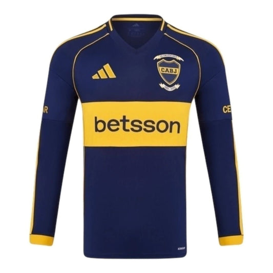 Boca Juniors Langarm Heimtrikot 25/26 Herren Fan-Version