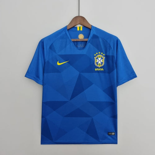 Brasilien Auswärtstrikot 18/19 Herren Fan-Version Blau (Retro)
