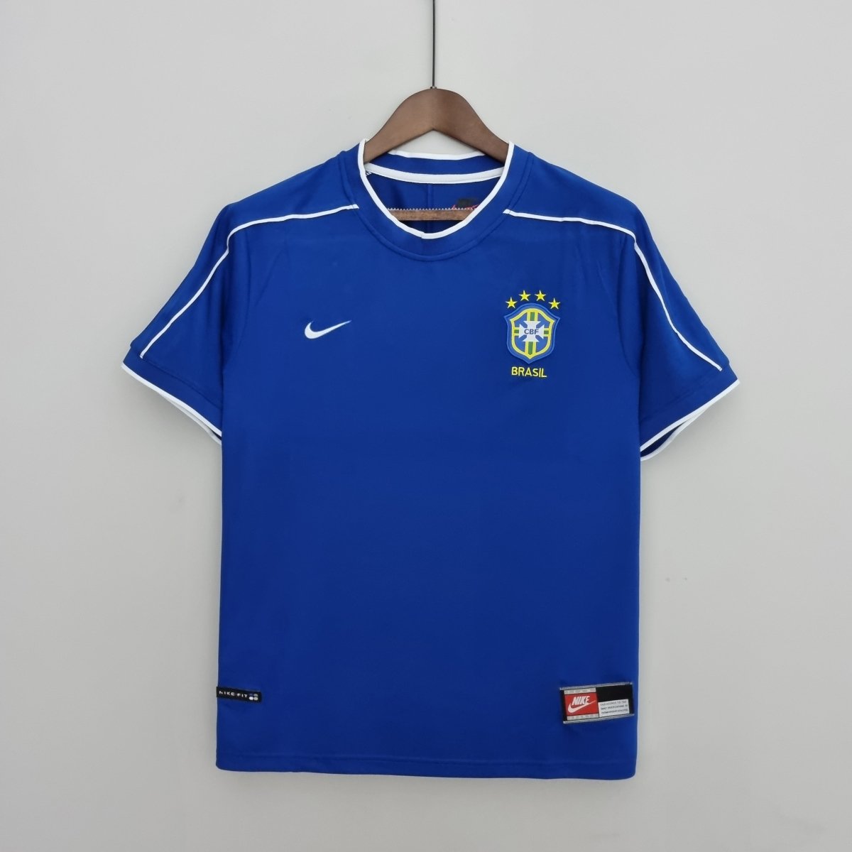 Brasilien Auswärtstrikot 98/99 Herren Fan-Version Blau (Retro)