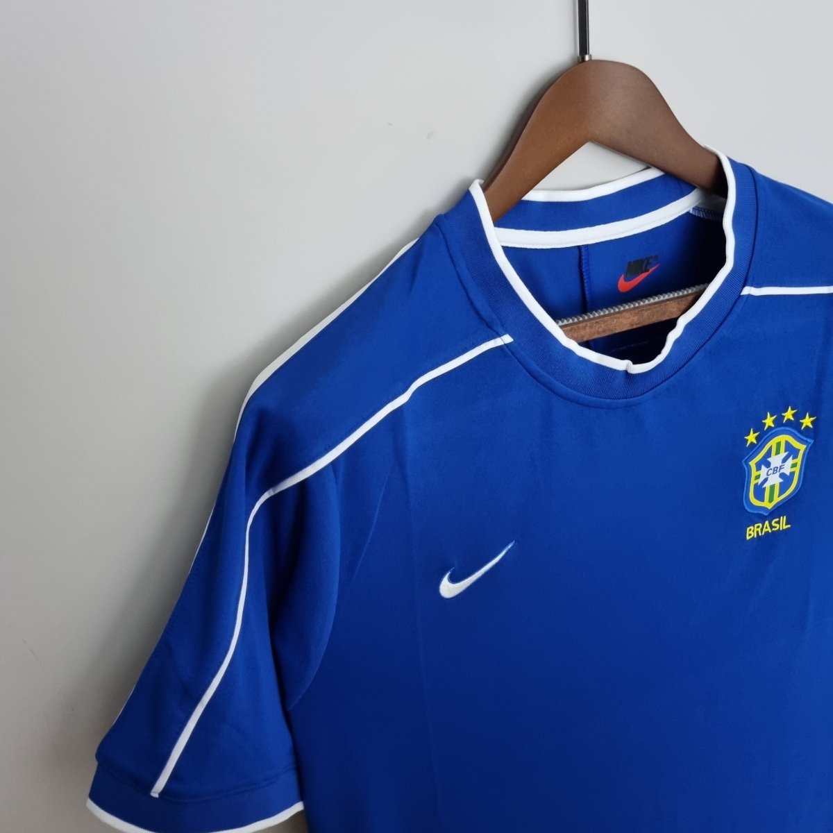 Brasilien Auswärtstrikot 98/99 Herren Fan-Version Blau (Retro)
