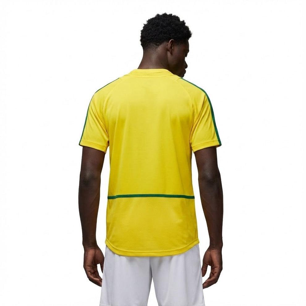Brasilien Heimtrikot 02/03 Herren Fan-Version Gelb (Retro)