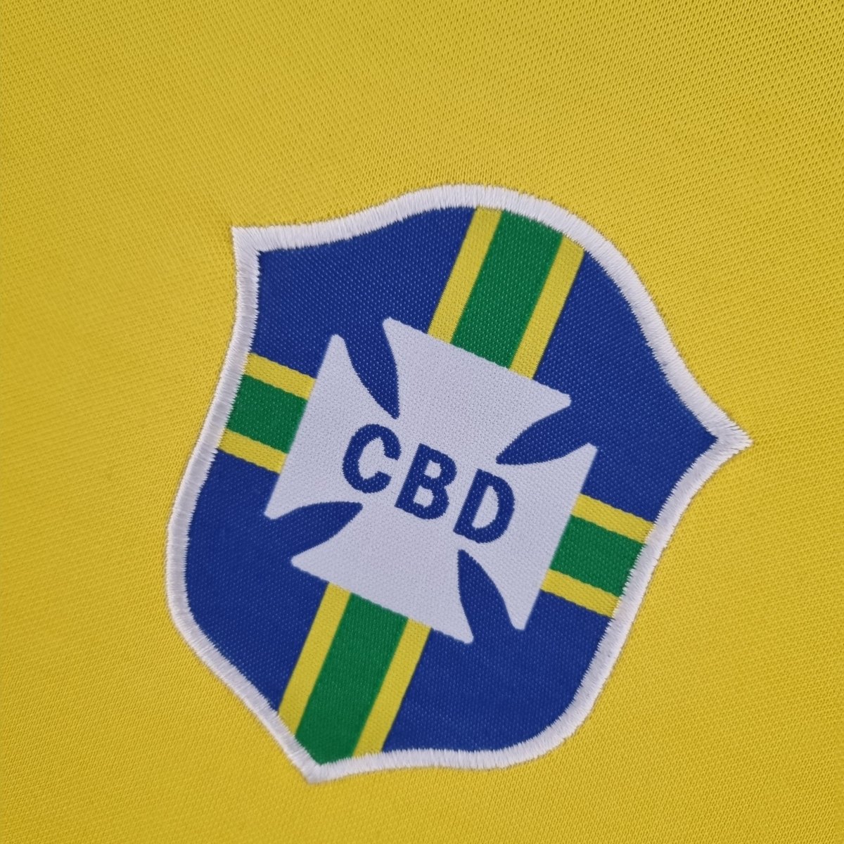 Brasilien Heimtrikot 1970 Herren Fan-Version Gelb (Retro)
