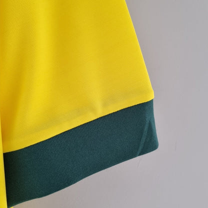 Brasilien Heimtrikot 1970 Herren Fan-Version Gelb (Retro)