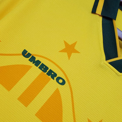 Brasilien Heimtrikot 1994 Herren Fan-Version Gelb (Retro)