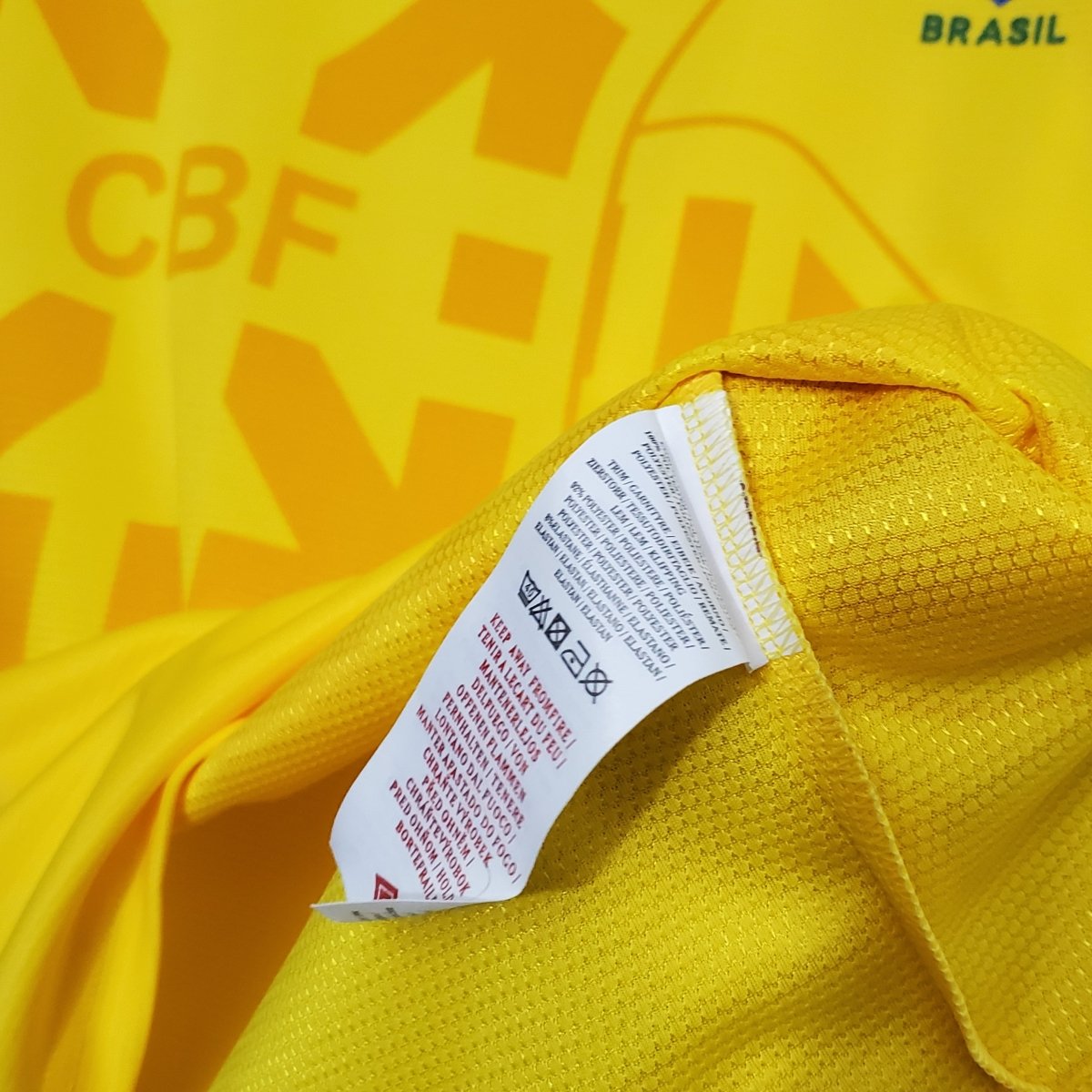 Brasilien Heimtrikot 1994 Herren Fan-Version Gelb (Retro)