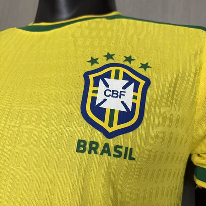 Brasilien Heimtrikot 1998 Herren Spieler-Version (Retro)