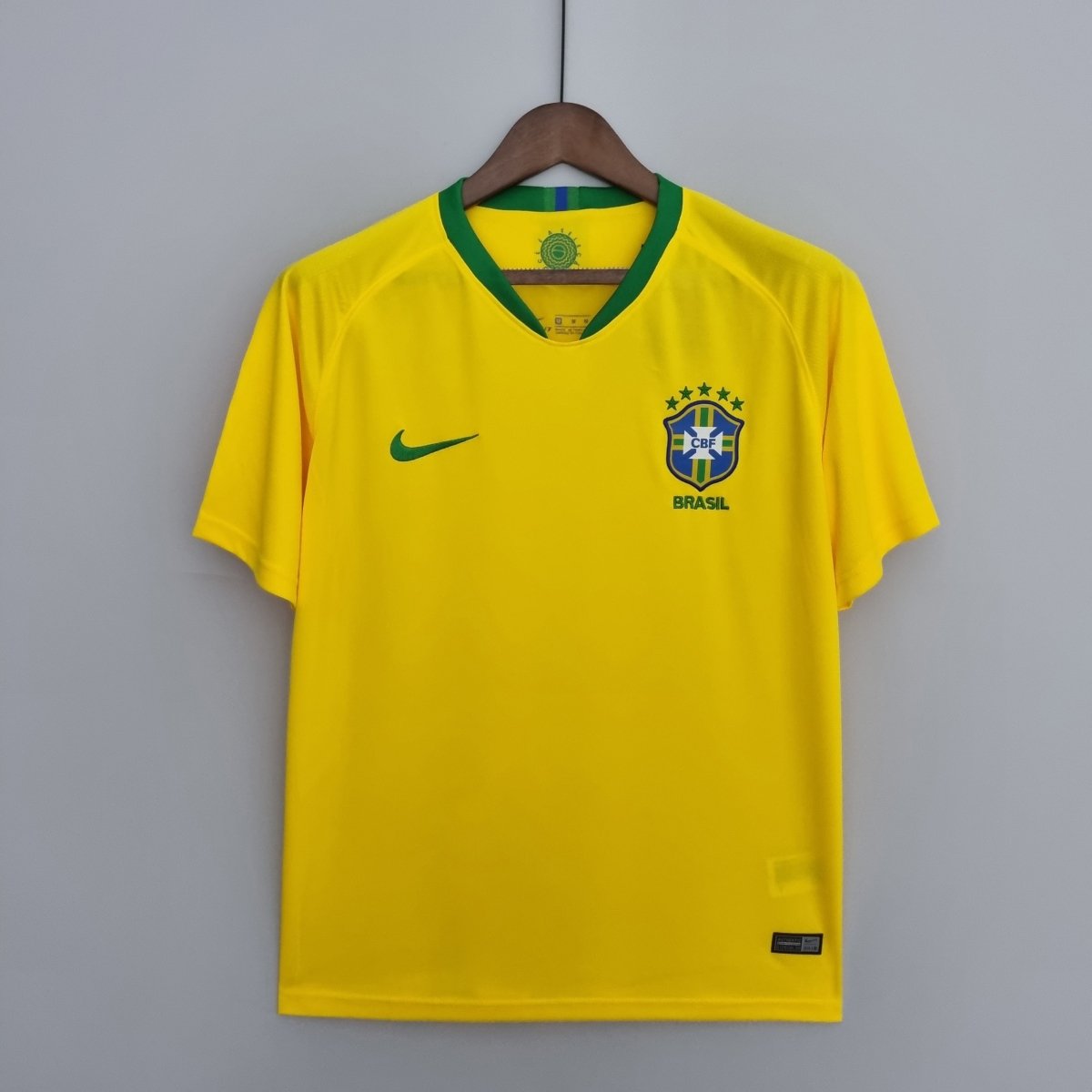 Brasilien Heimtrikot 2018 Herren Fan-Version Gelb (Retro)