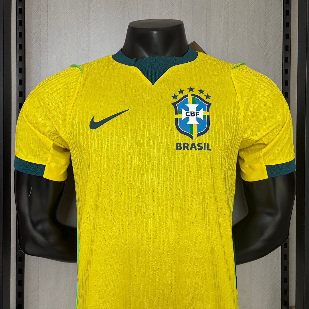 Brasilien Heimtrikot 26/27 Herren Spieler-Version Gelb