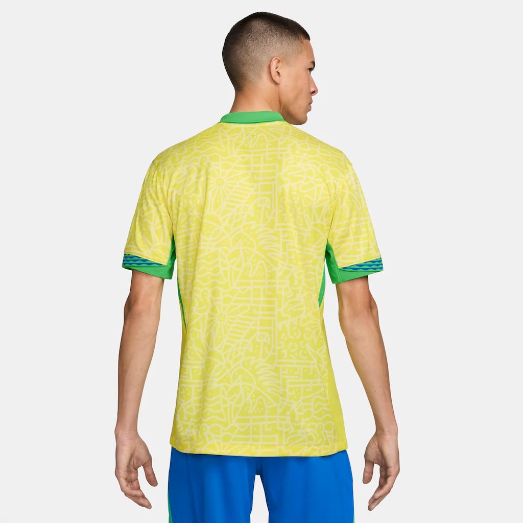 Brasilien Heimtrikot 24/25 Herren Fan-Version Gelb